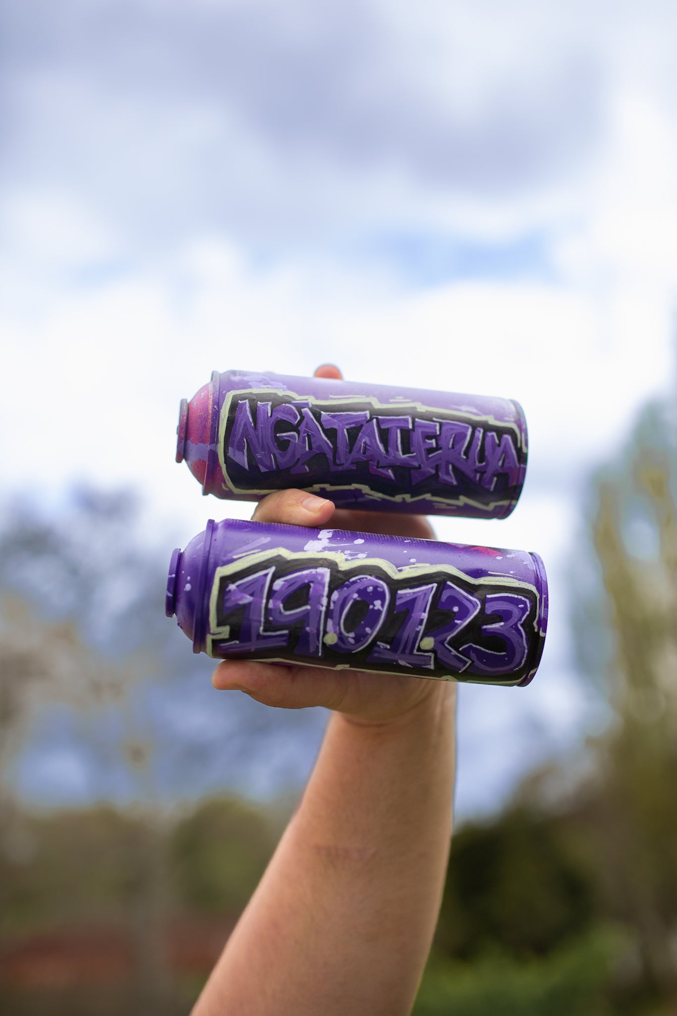 Spray cans