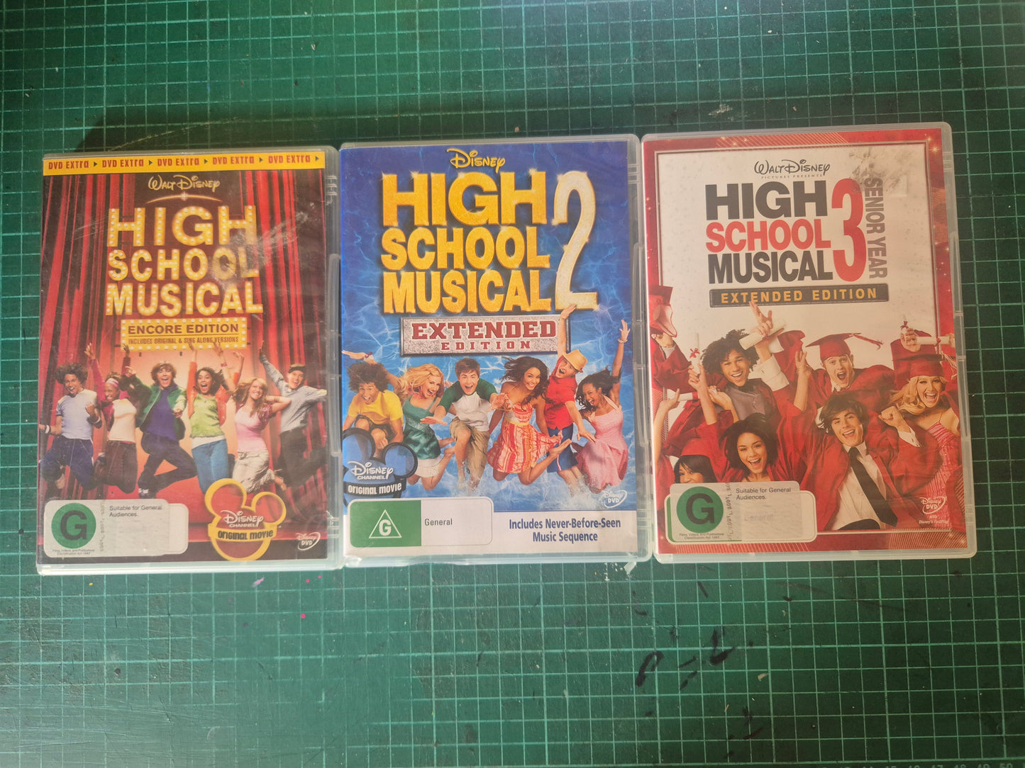 High school musical 1, 2 & 3 DVD